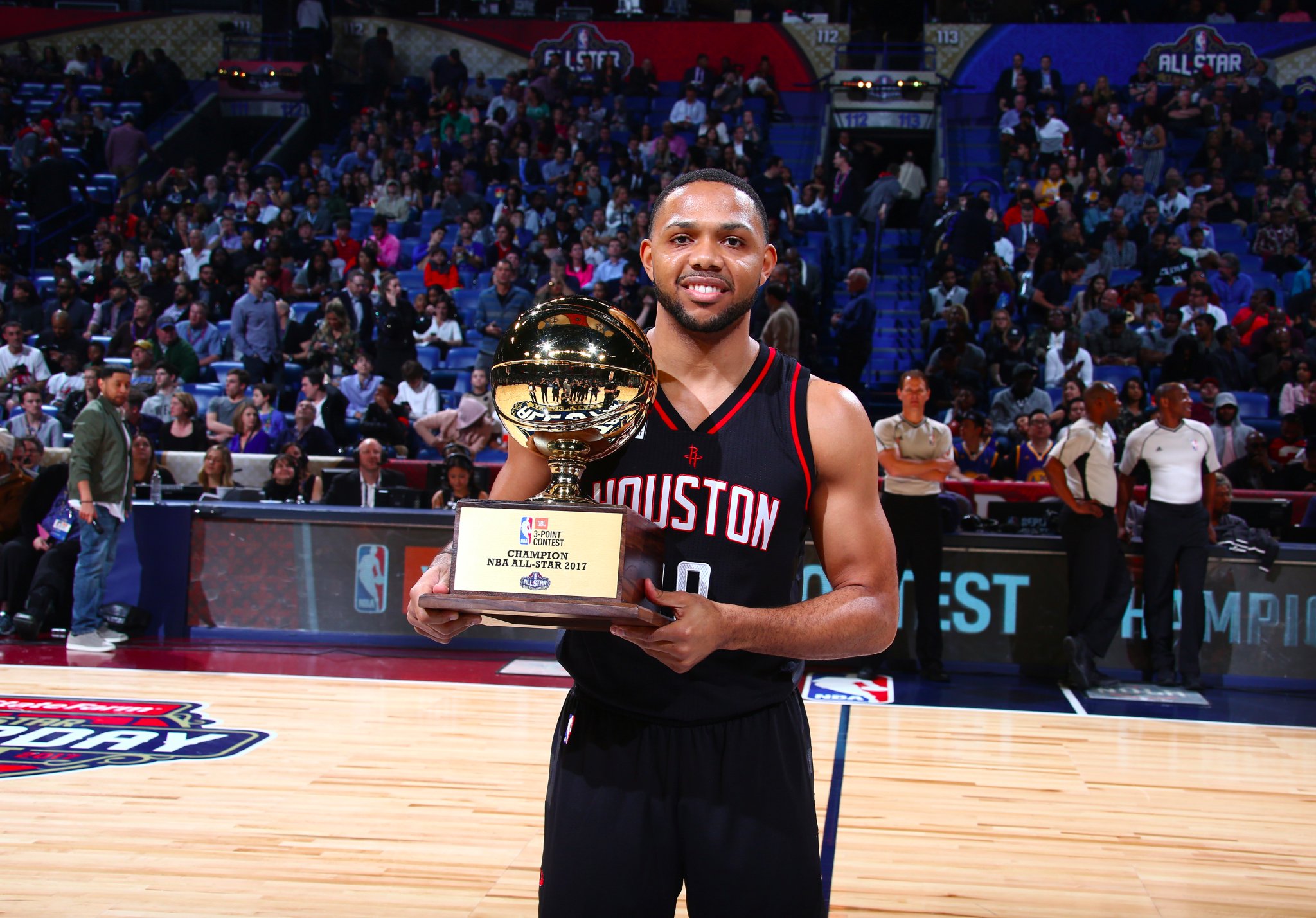 Concours à 3 points : Klay Thompson se rate, Eric Gordon vainqueur !