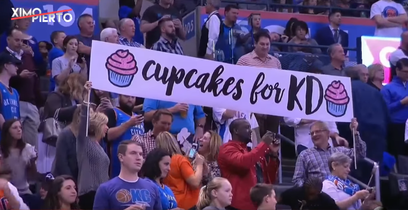 L’accueil bien tendu, plein de huées, du public d’OKC à Kevin Durant