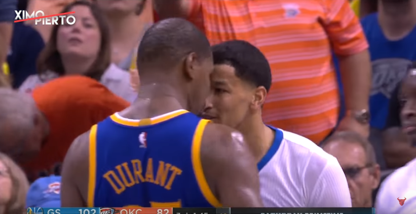 Kevin Durant et Andre Roberson pas loin d’en venir aux mains…