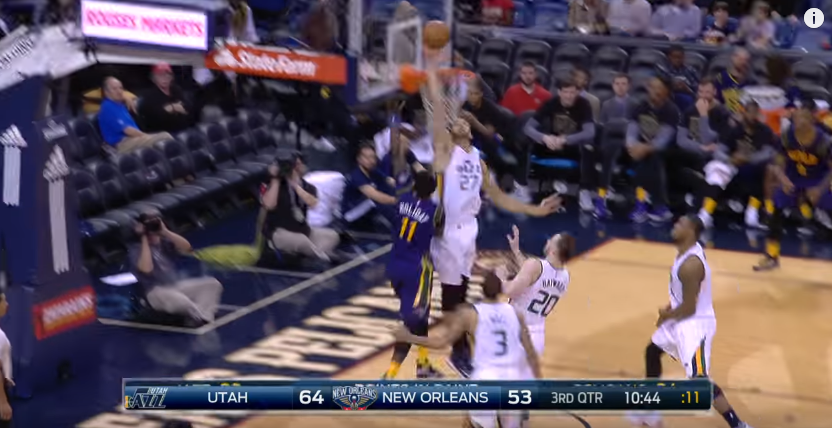 Rudy Gobert met un block phénoménal