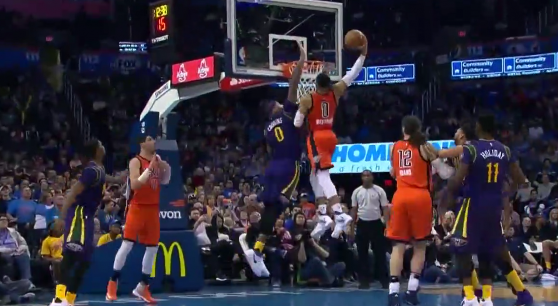Russell Westbrook adoubé par Oscar Robertson