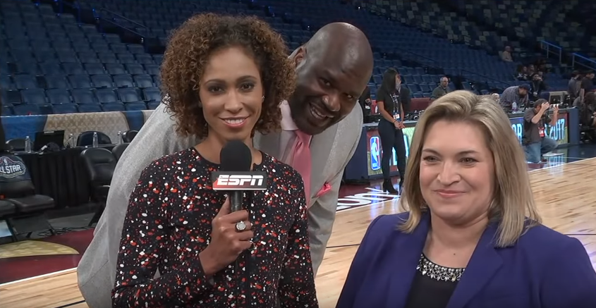 Farceur, Shaquille O’Neal flanque la frousse à une présentatrice TV en direct