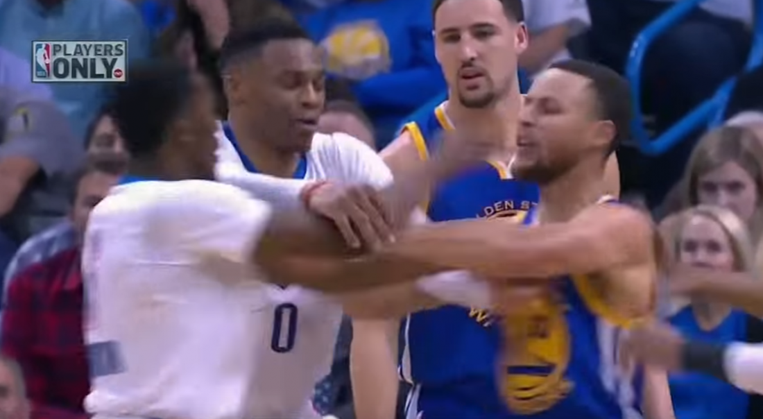 Curry et Christon s’embrouillent, Westbrook s’en mêle