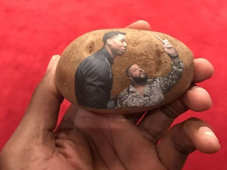 Hassan Whiteside a lui aussi reçu une pomme de terre avec sa tête dessus