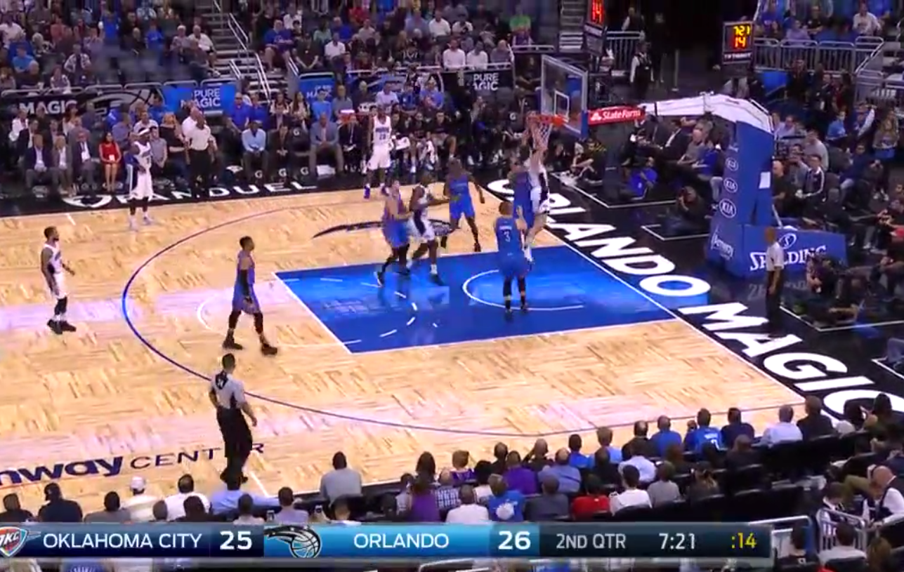 Mario Hezonja est toujours en vie, il a même postérisé Enes Kanter