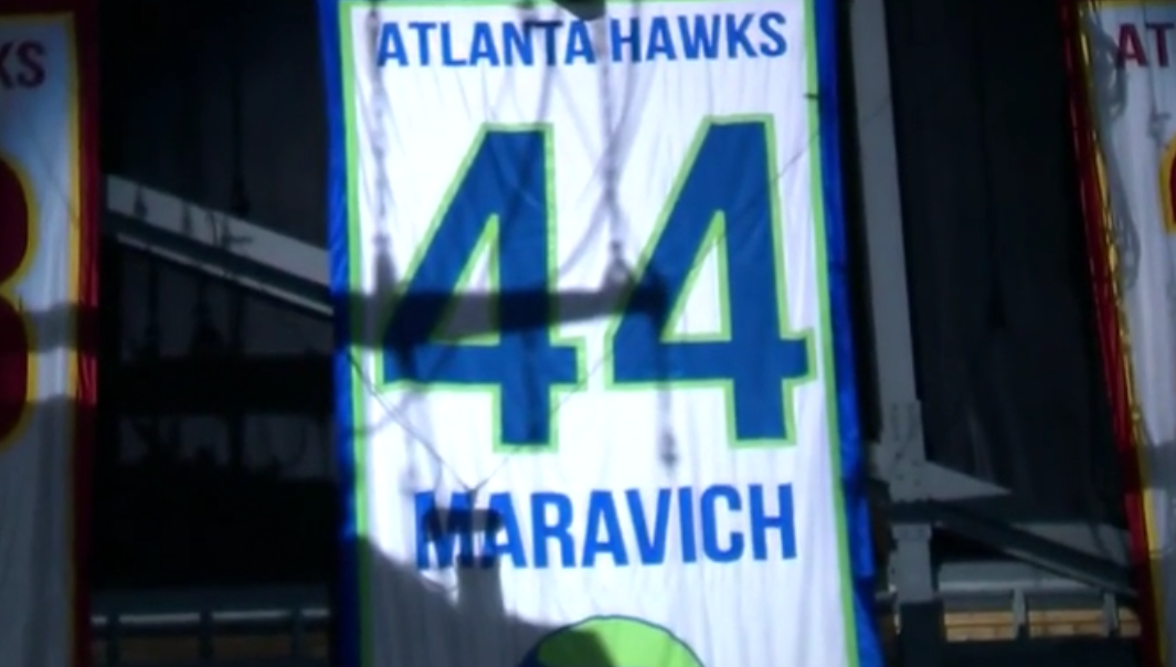 Le maillot de Pete Maravich retiré à Atlanta