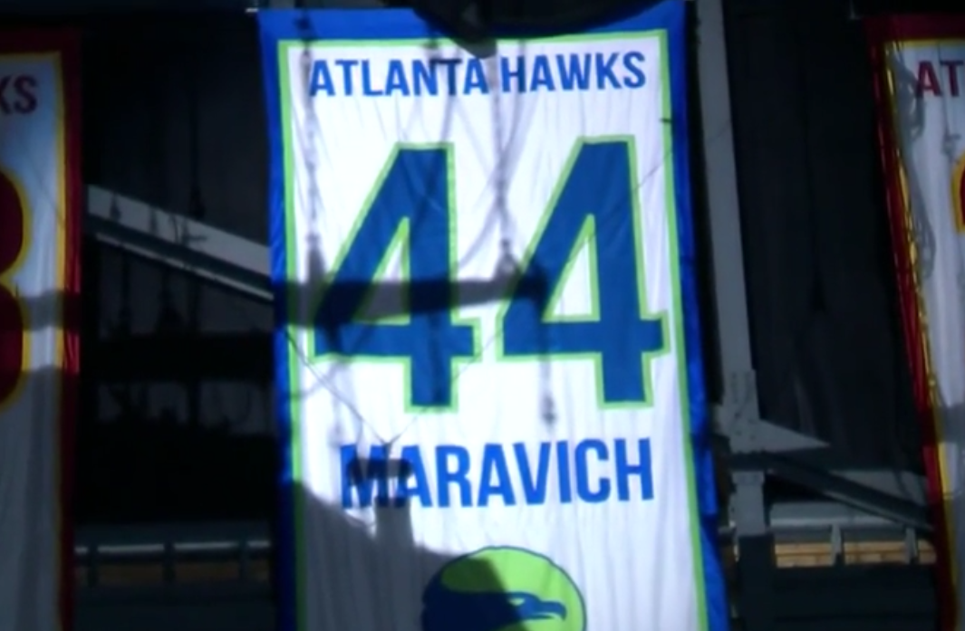 Le maillot de Pete Maravich retiré à Atlanta