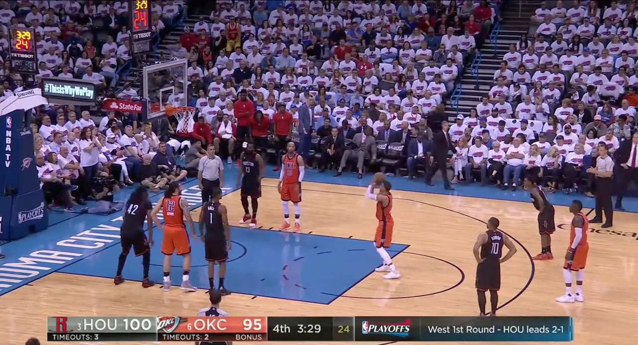 La réaction magique du banc des Rockets lors des lancers d’André Roberson