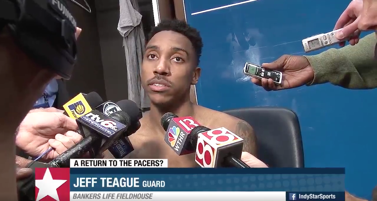 Jeff Teague a les Pacers dans la peau et ne se voit pas partir