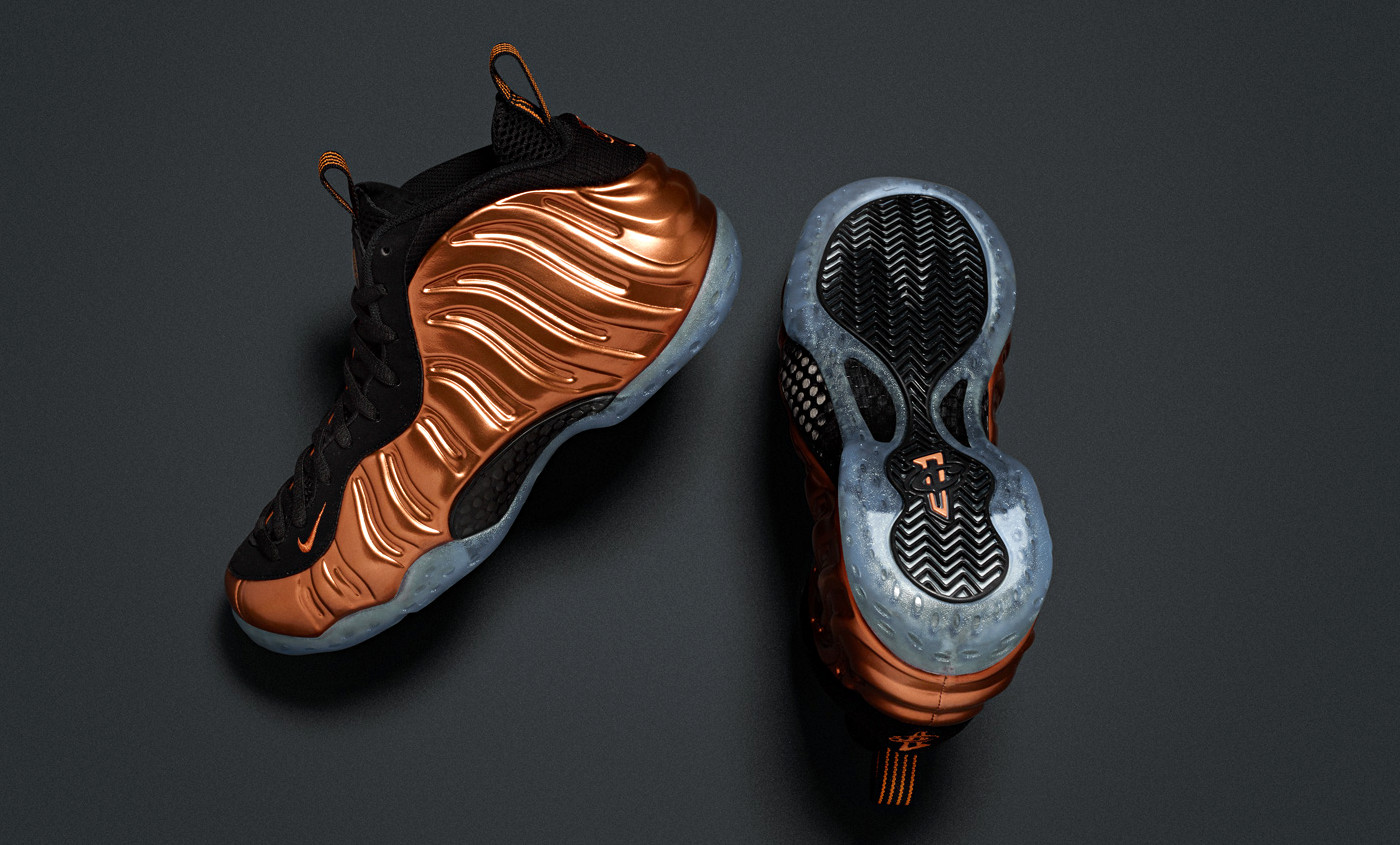 Nike s’offre un flow de cuivre avec la Nike Air Foamposite One Copper