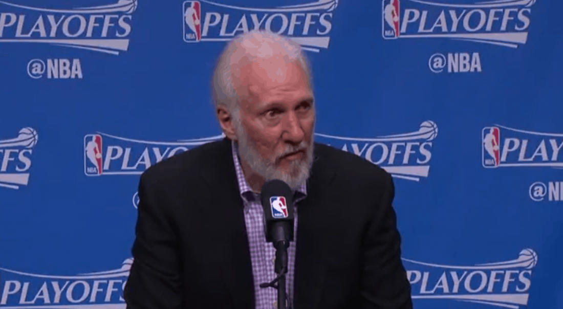 Gregg Popovich : « Comme des biches dans les phares d’une voiture »