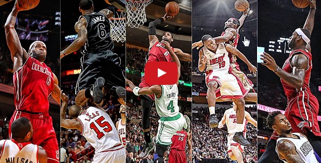 Massacre : Les plus beaux dunks de LeBron James contre chaque équipe de la NBA !