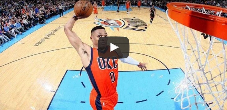 Explosif : Les plus beaux dunks de la saison de Russell Westbrook