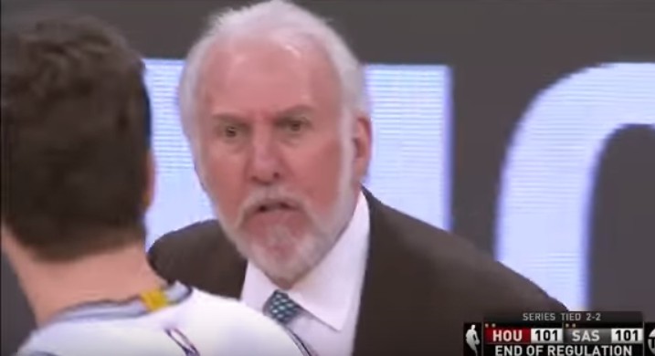 Colère : Gregg Popovich passe un savon à Pau Gasol