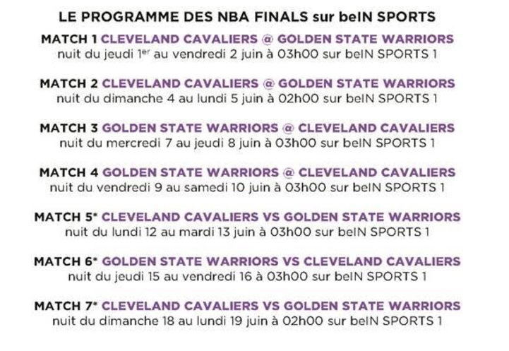 Jacques Monclar Finales NBA programme