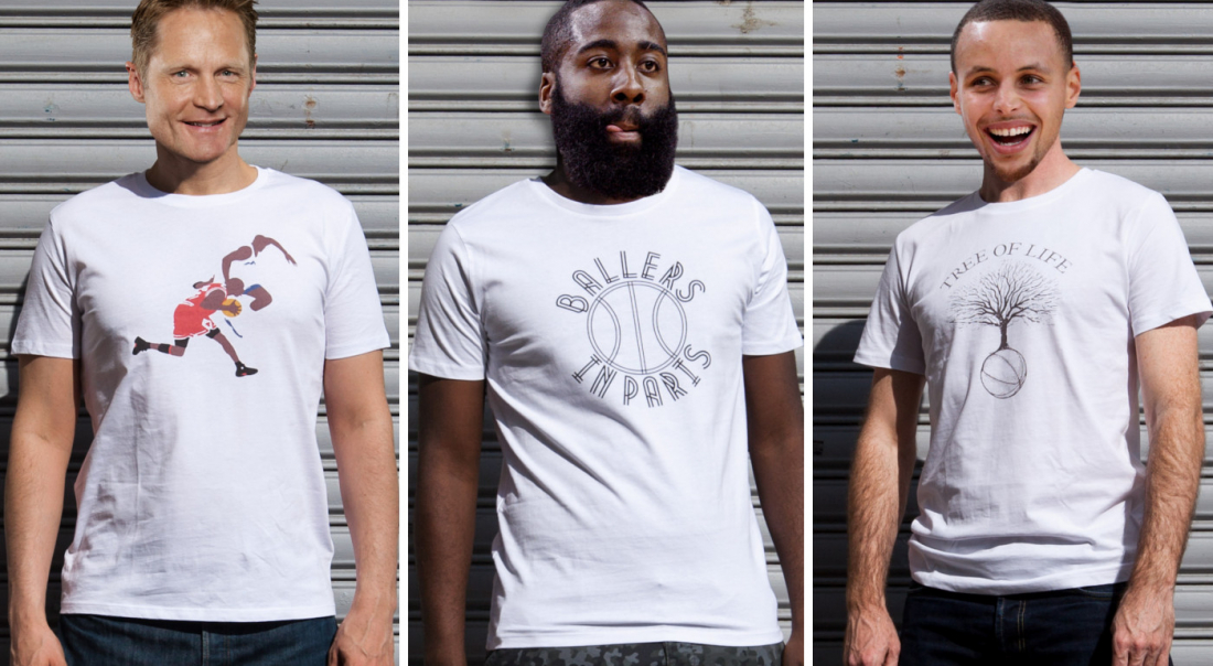 -12% sur tous nos t-shirts pour célébrer le 12-0 historique des Warriors !