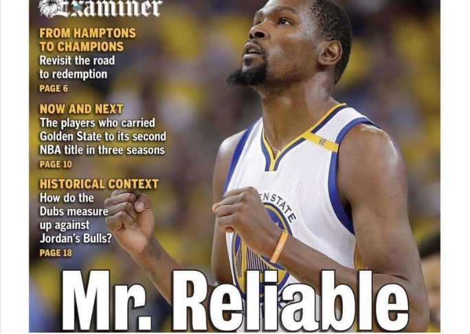 Kevin Durant : Un journal d’Oakland trolle Oklahoma City