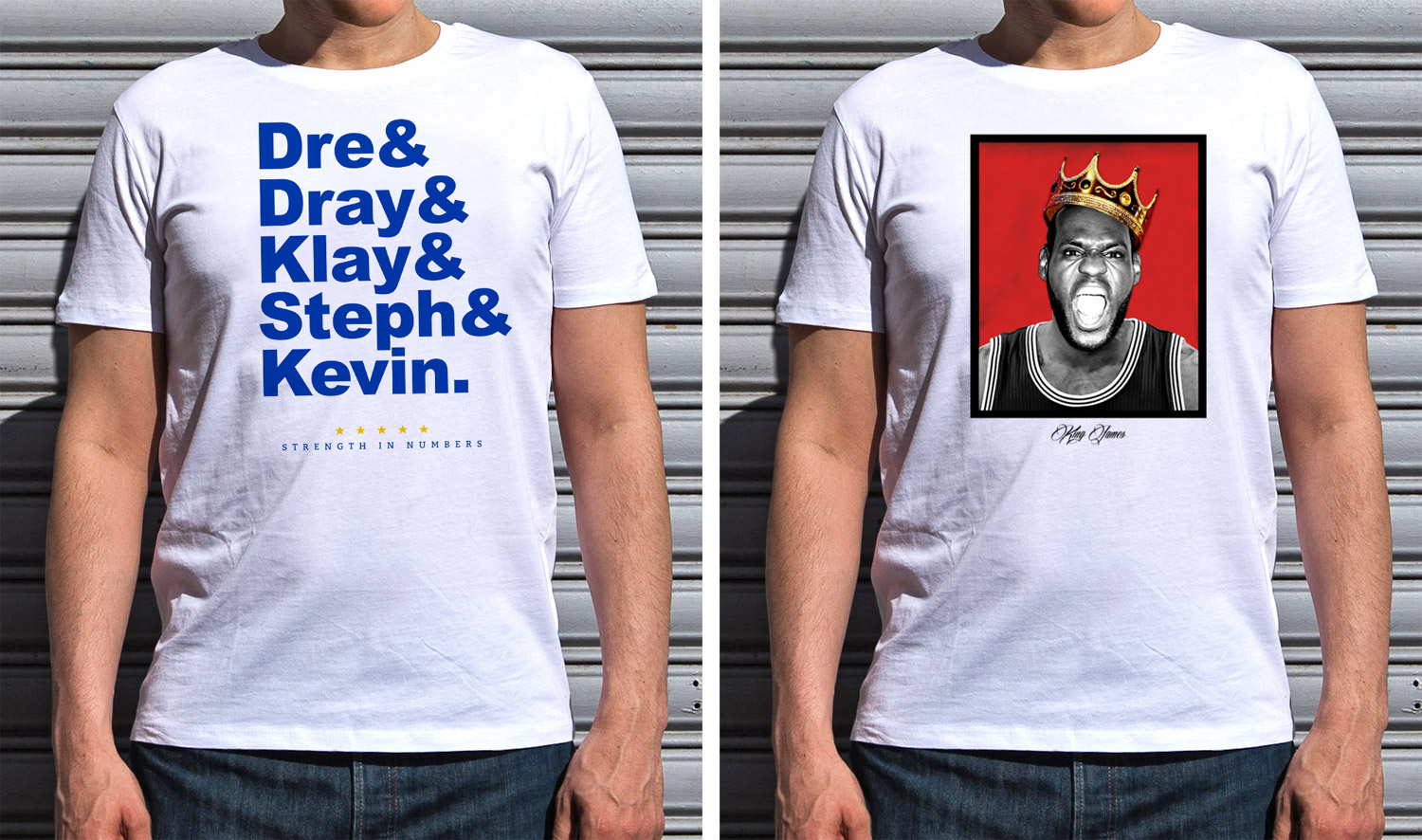 Nouvelle collection de t-shirts spéciale finales NBA 2017