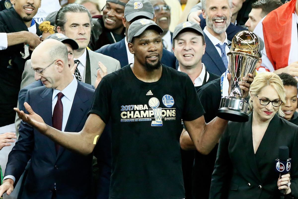 Kevin Durant : « Nous l’avons fait, je te l’avais promis ! »