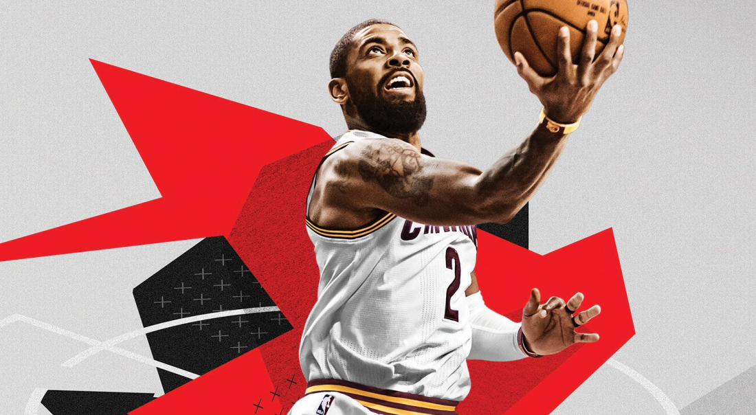 Kyrie Irving en cover de NBA 2K18