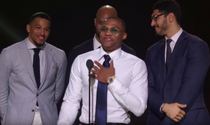 Russell Westbrook élu MVP de la saison !