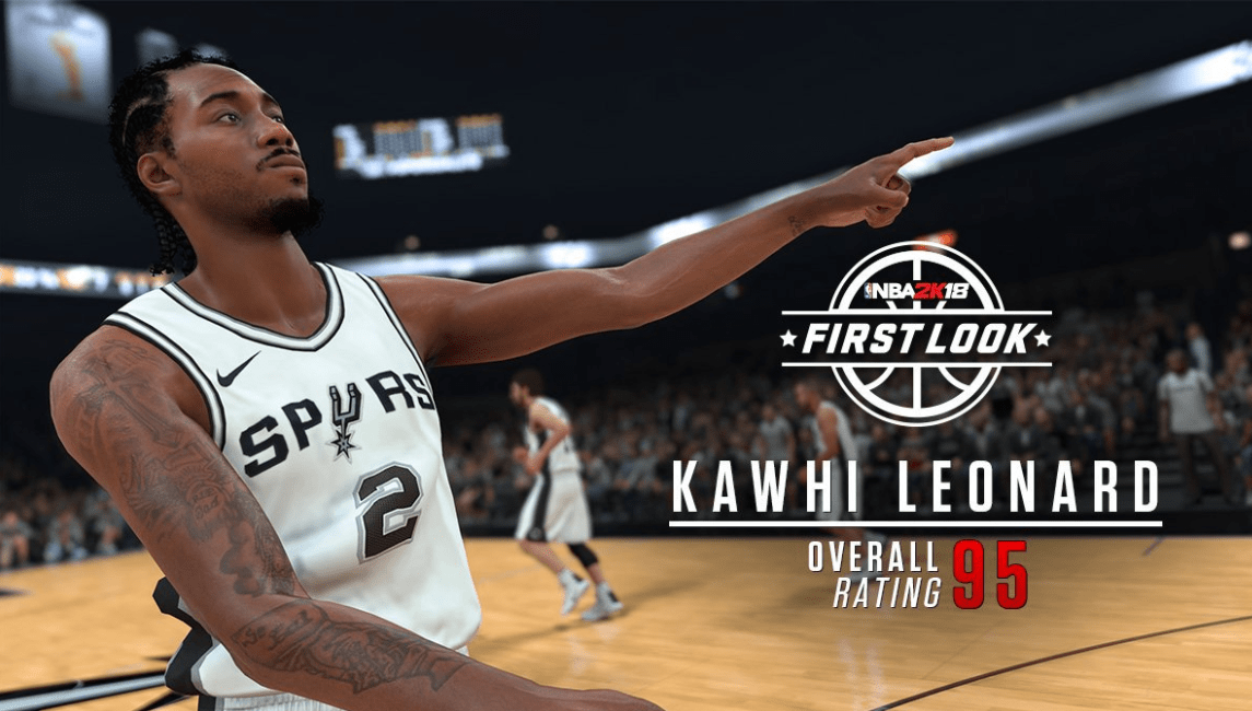 Kawhi Leonard plus fort que Stephen Curry… dans NBA 2K18
