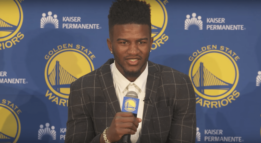 Draymond Green a pris sous son aile le rookie Jordan Bell