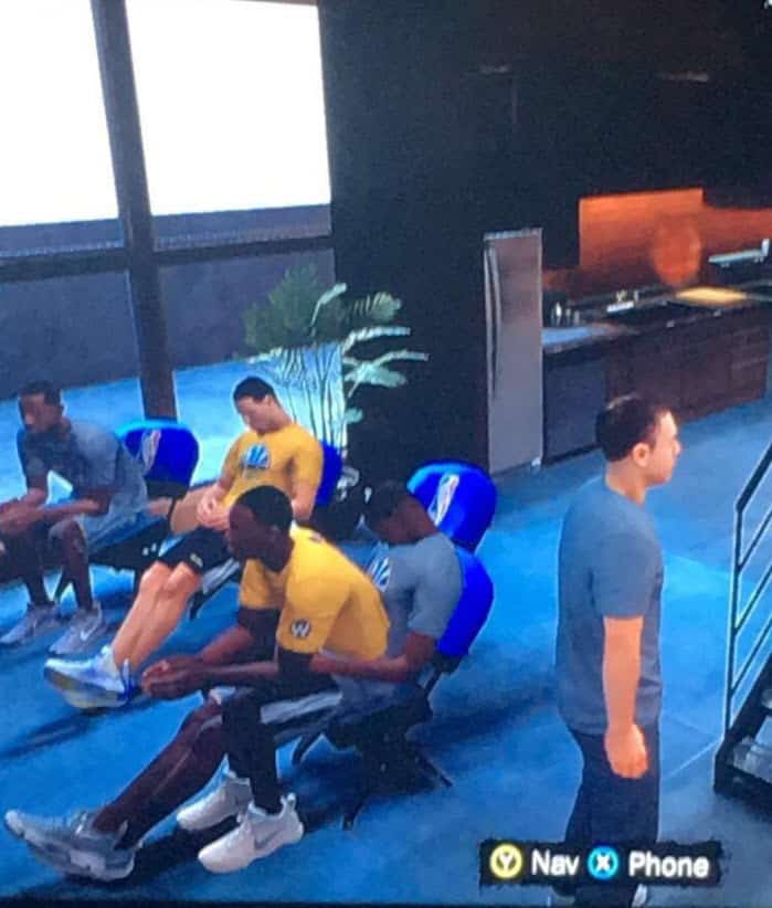 Kevin Durant et Draymond Green très intimes… sur NBA 2K18