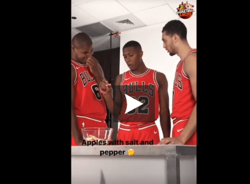 Les Bulls font les clowns pendant leur shooting photo