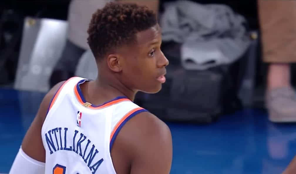 Frank Ntilikina va encore rater un match, mais…