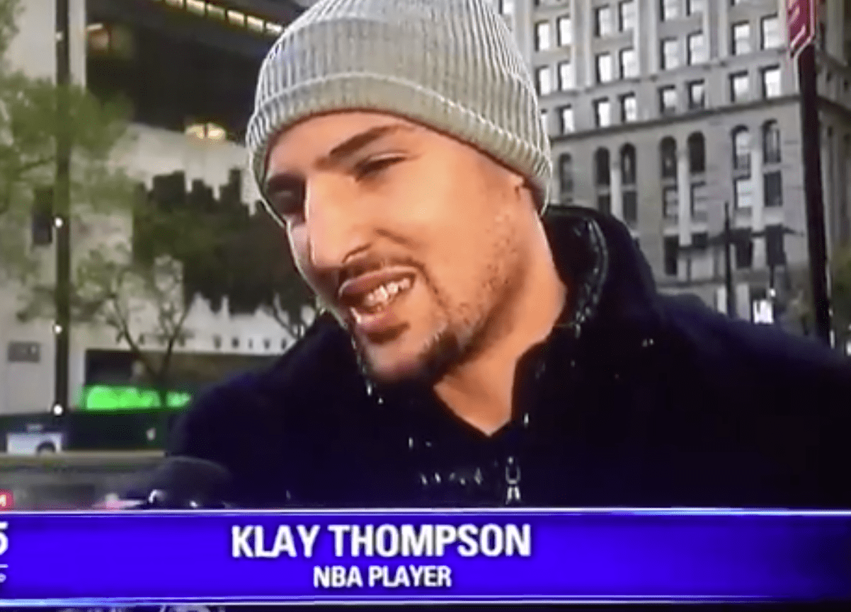 L’interview WTFesque de Klay Thompson sur… les échafaudages