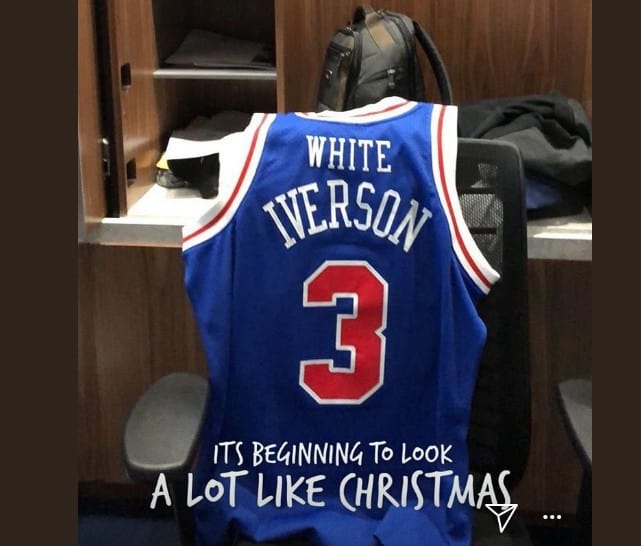 Les Sixers ont offert un maillot « White Iverson » à TJ McConnell