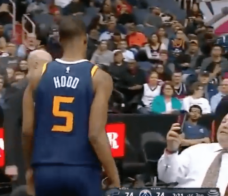 Rodney Hood à l’amende pour avoir…. balancé un portable