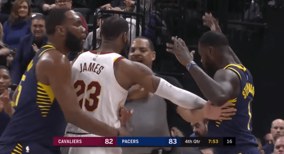 Cette fois, Stephenson a réussi à sortir LeBron de son match