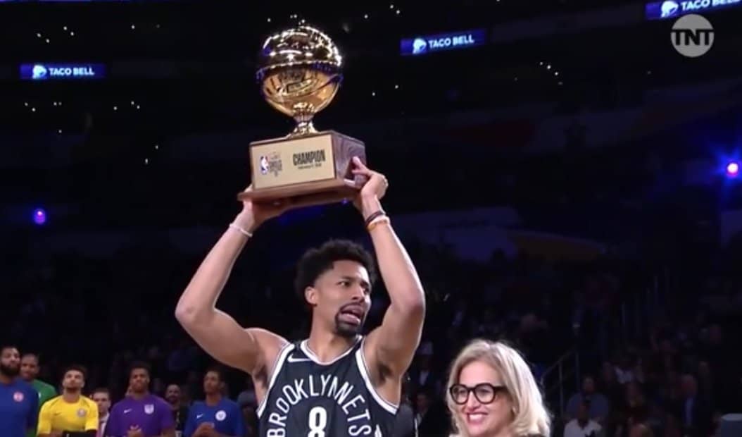 Spencer Dinwiddie crée la surprise au Skills Challenge