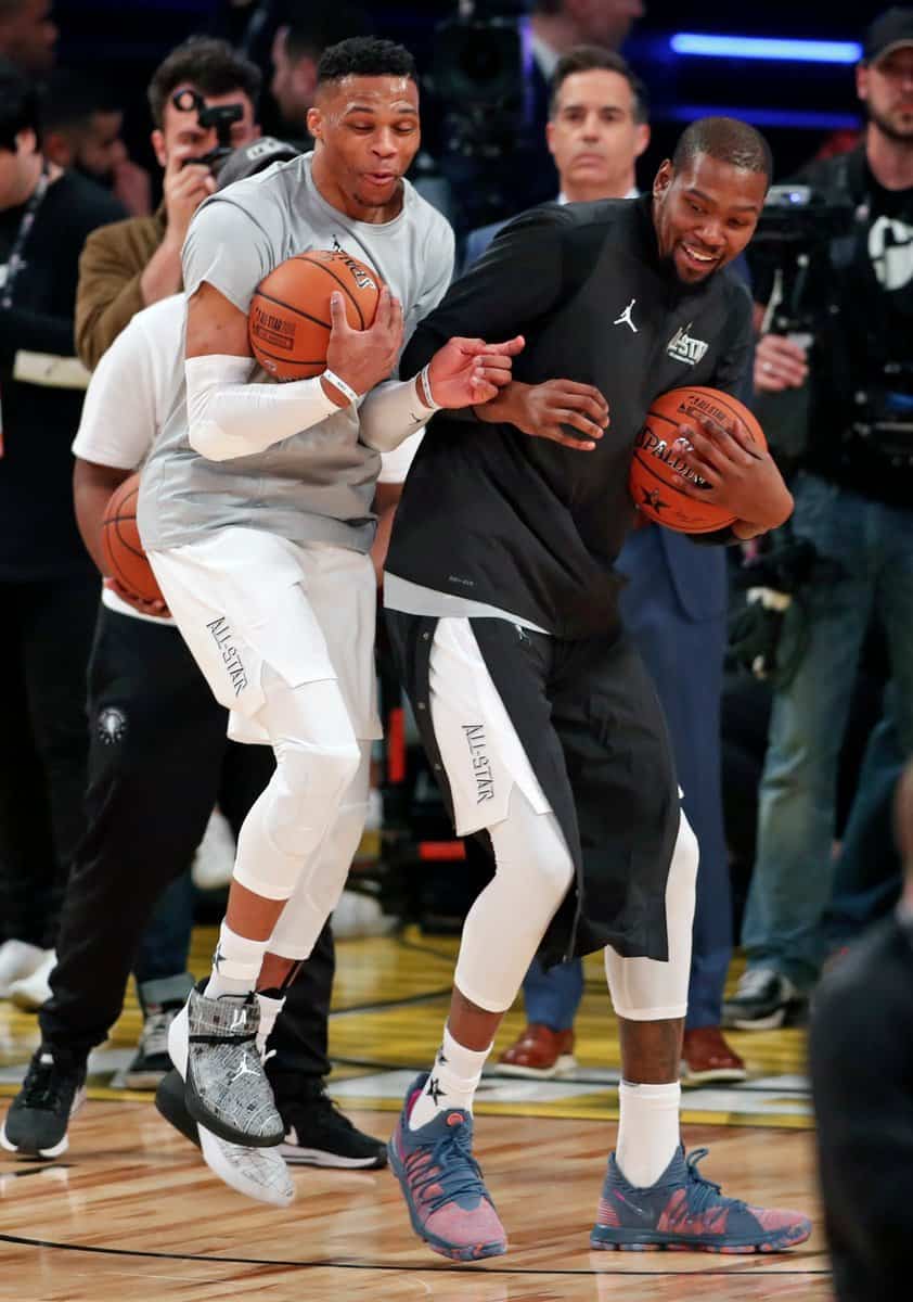 Westbrook et Durant ont l’air d’avoir fait la paix