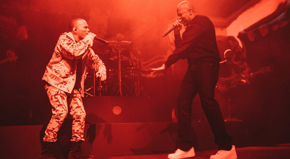 Dr Dre et Anderson .Paak mettent le feu à Londres