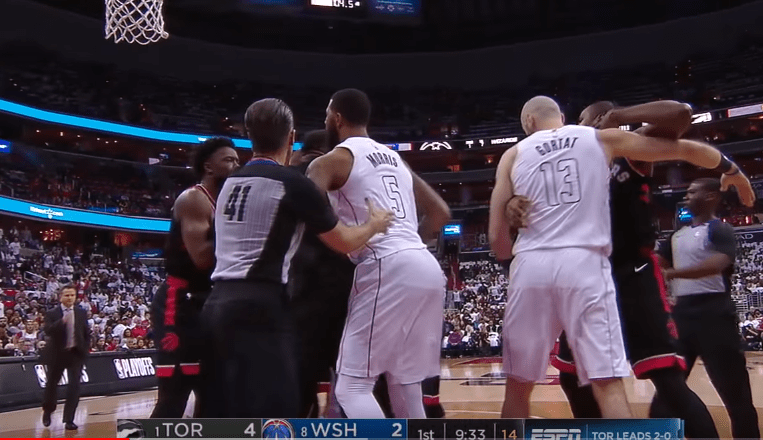 Wizards et Raptors n’ont pas arrêté de s’embrouiller