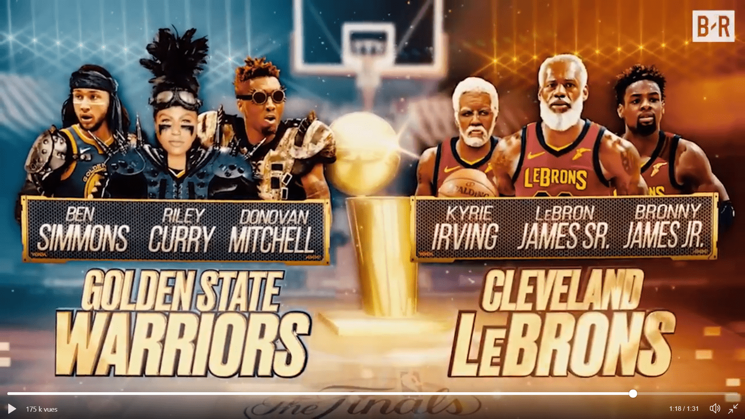 Bleacher Report imagine un Warriors-Cavs en… 2050