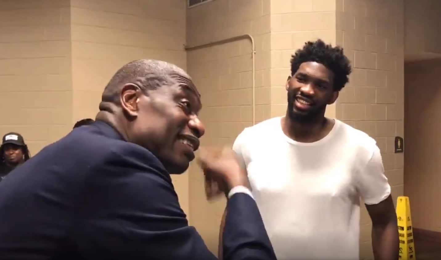 Embiid-Mutombo, leur échange sympa en français