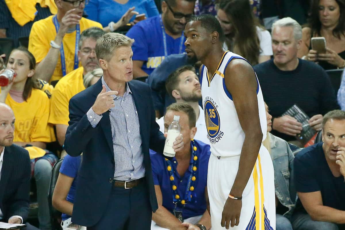 Steve Kerr : « Cette saison était plus difficile pour Kevin Durant »