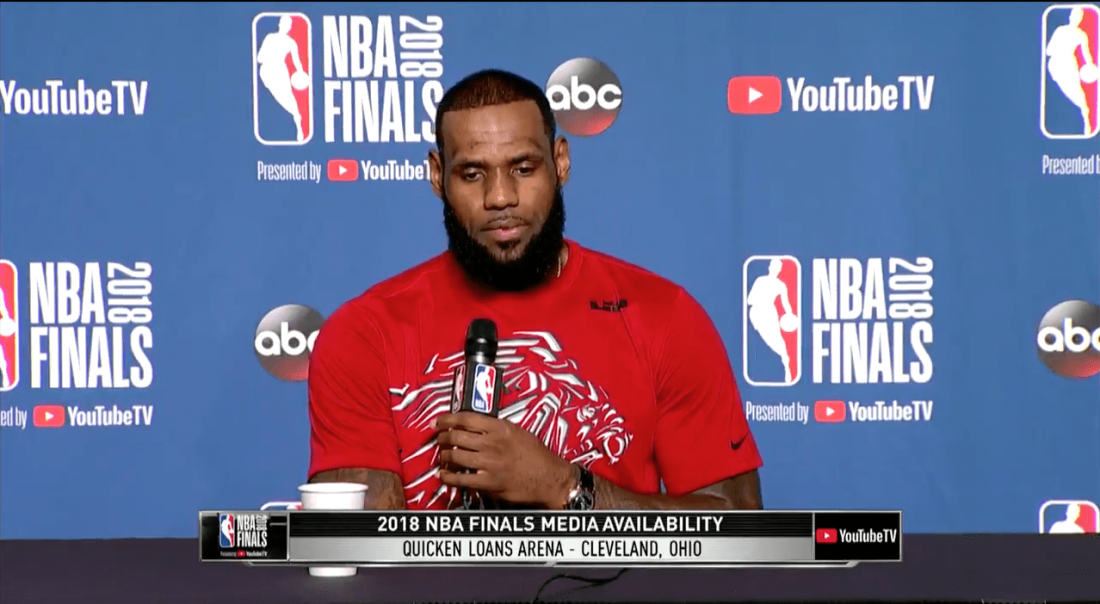 LeBron James : « Nous avons eu nos chances »