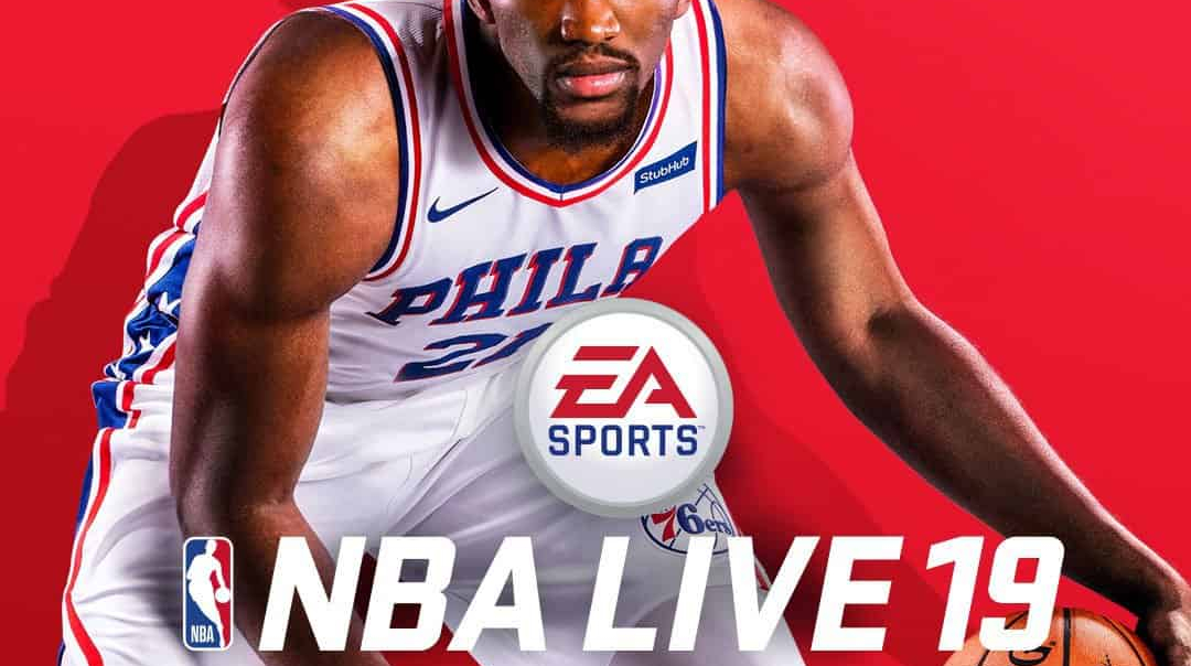 Joel Embiid cover athlete de NBA Live 19
