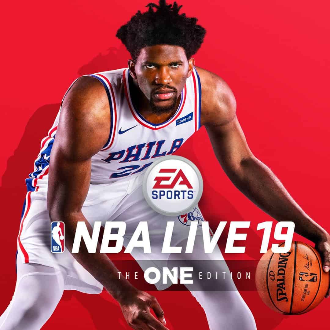 Joel Embiid cover athlete de NBA Live 19