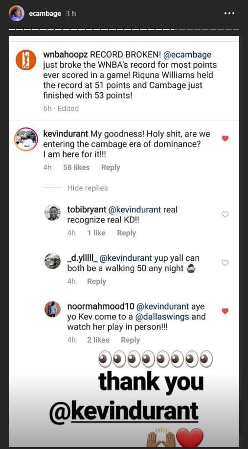 Liz Cambage Kevin Durant