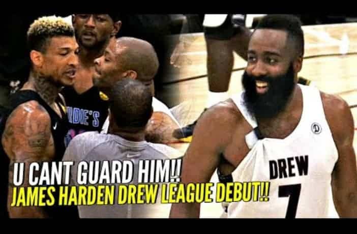 James Harden enchaîne les highlights à la Drew League