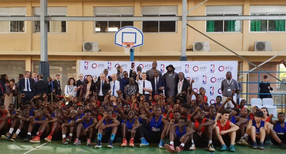 La NBA et la France vont oeuvrer pour la jeunesse africaine