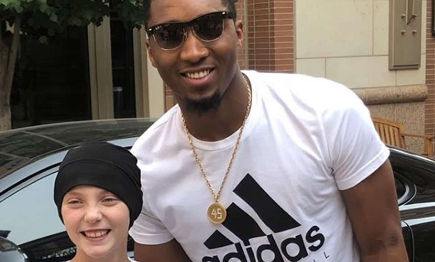 Le geste adorable de Donovan Mitchell pour une jeune malade