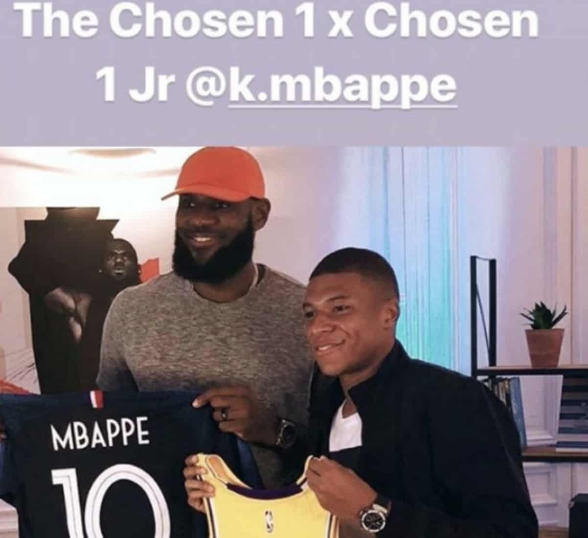 Pour LeBron, Mbappé est le « Chosen One Jr »