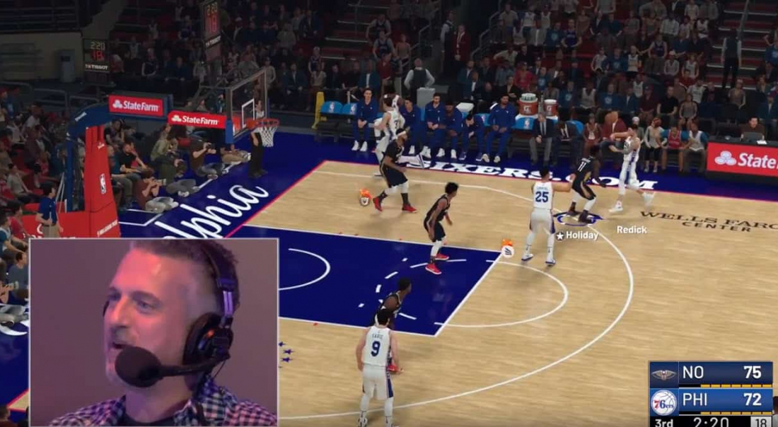 Bill Simmons avec Kobe et KG aux commentaires de NBA 2K19